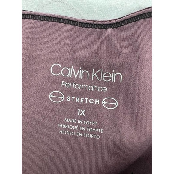 Calvin Klein Performance Cheetah Leggings Size 1X NWT - Picture 3 of 5